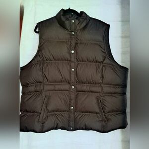 Lands End Womens Down Puffer Vest 3X